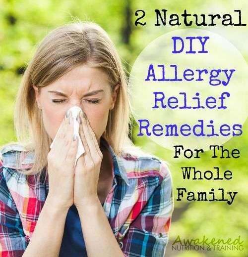 2 DIY Natural Allergy Relief Remedies For The Whole Family