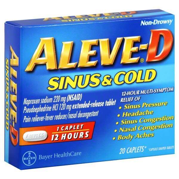 Aleve D Sinus and Cold Naproxen