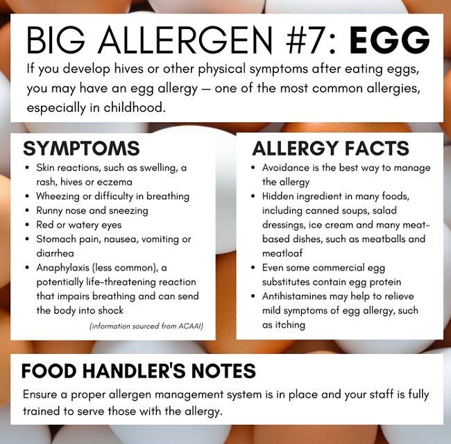 All about egg allergy