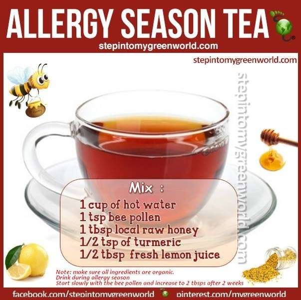 Allergy season tea