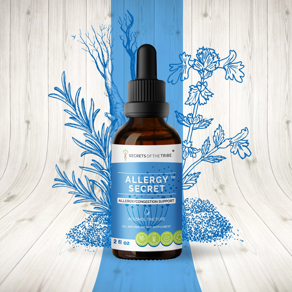 Allergy Secret Alcohol Extract, Tincture, Rosemary, Butterbur ...