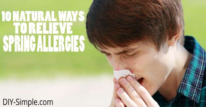 Are your spring allergies starting to kick in? Well try out one of ...