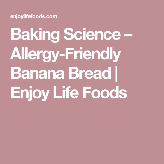 Baking Science â Allergy