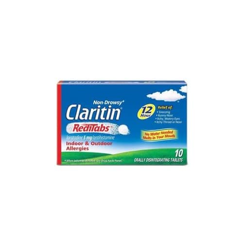 Bayer Claritin Allergy 12 Hour RediTabs, 10 Count