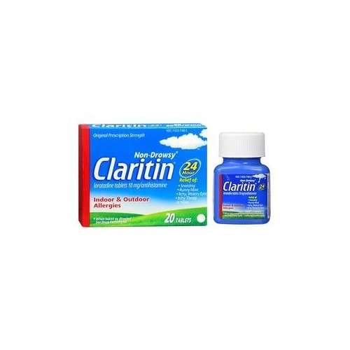 Bayer Claritin Allergy 24 Hour Tablets, 20 Count ...