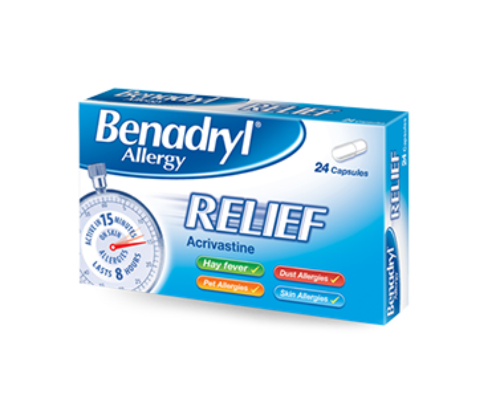 Benadryl Allergy Relief x 12  MedAire Shop