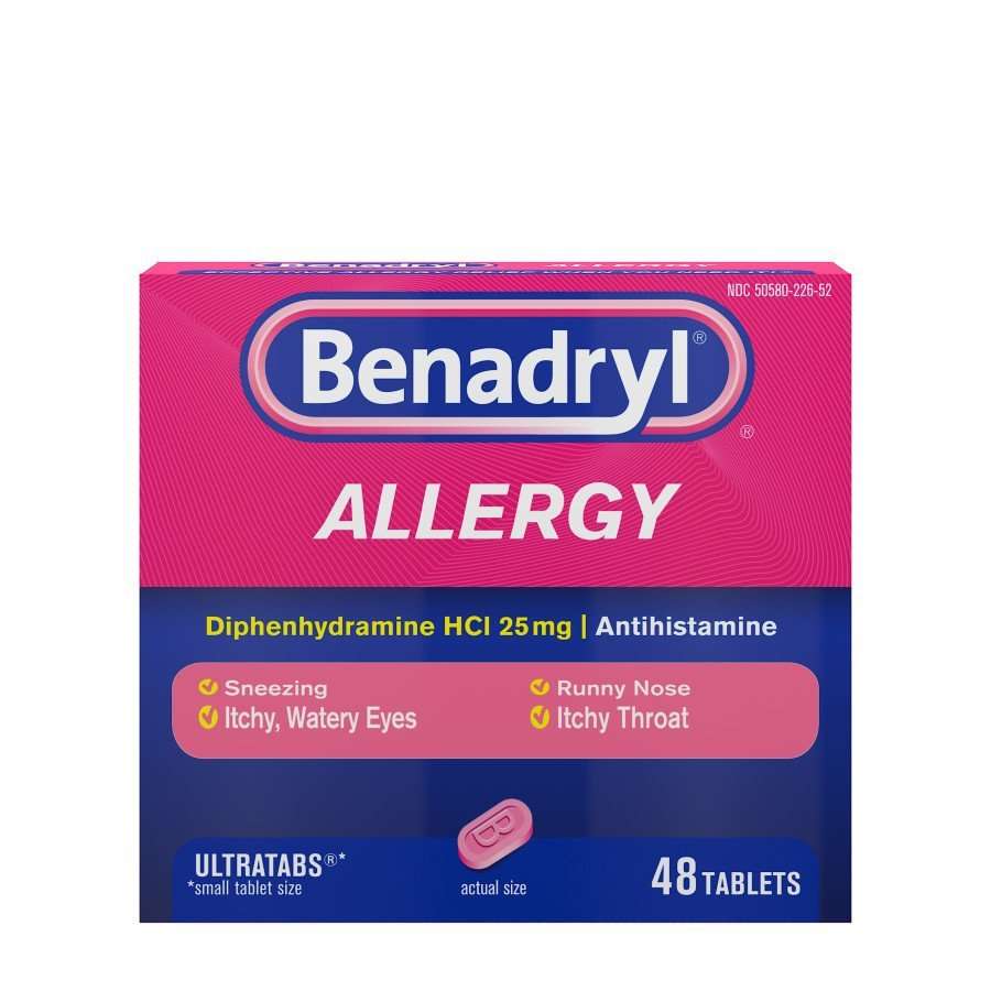 Benadryl Allergy Ultratabs Tablets
