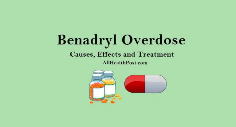 Benadryl Overdose  Causes, Effects and Treatment