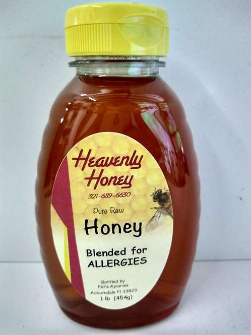 Blended for Allergies Raw Honey