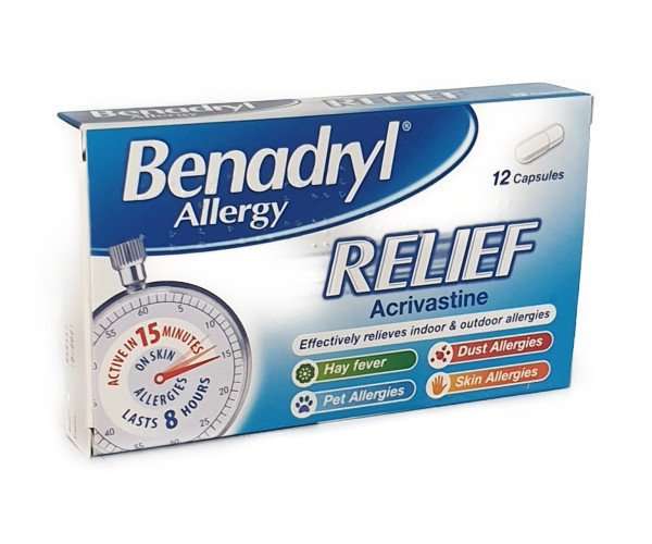 Buy Benadryl Allergy Relief Capsules Online £3.99