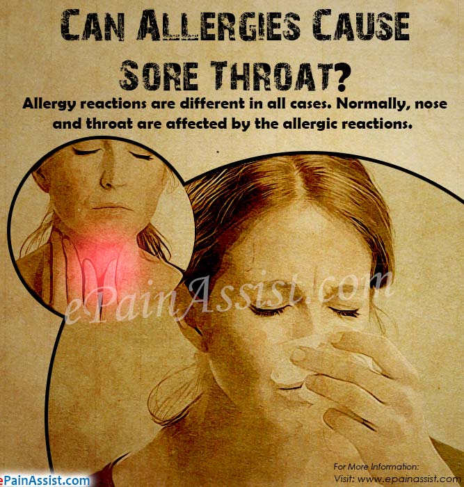 Can Allergies Cause Sore Throat?