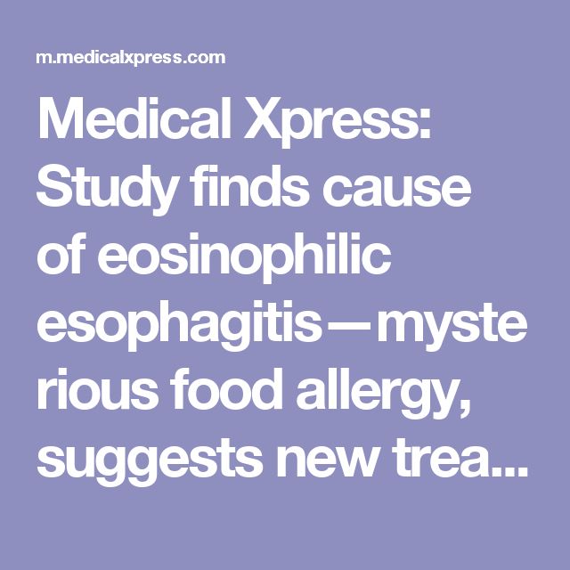 Can Environmental Allergies Cause Eosinophilic Esophagitis Diet ...