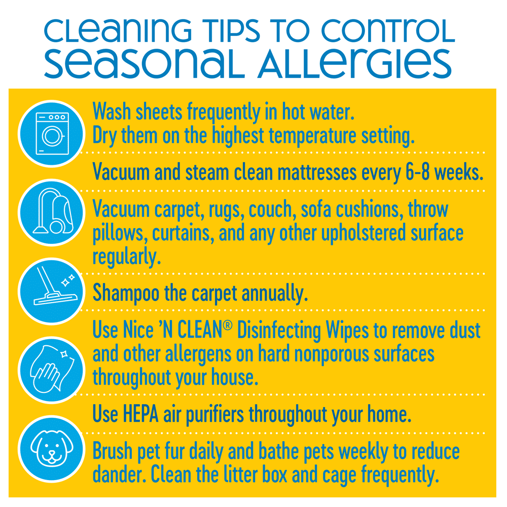 Cleaning Tips to Control Allergies