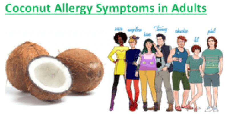 Coconut Allergy Symptoms and Treatment