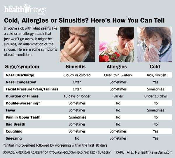 Colds, Allergies or Sinusitis? Here