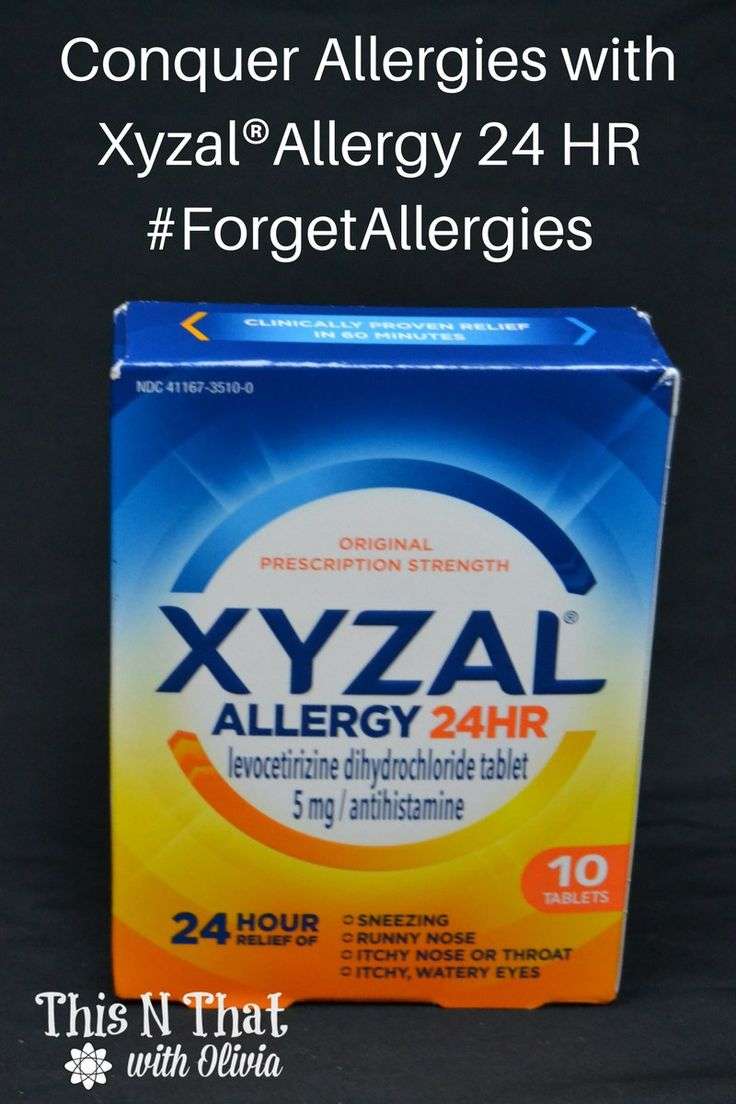 Conquer Allergies with Xyzal®Allergy 24 HR # ...