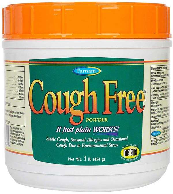 Cough Free Powder for Stable Cough, Heaves & Allergies 1 ...