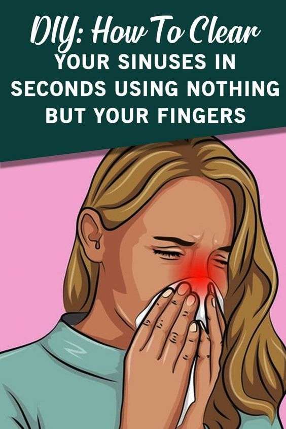 DIY: How to Clear Your Sinuses In Seconds Using Nothing ...