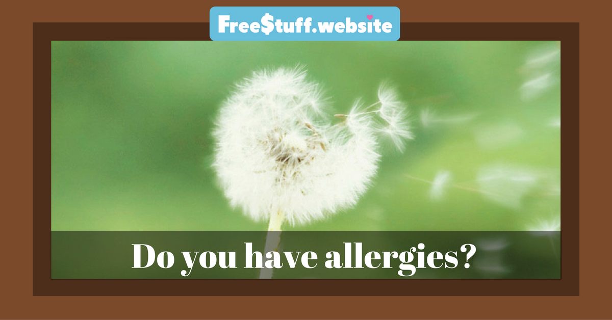 Do you have allergies?