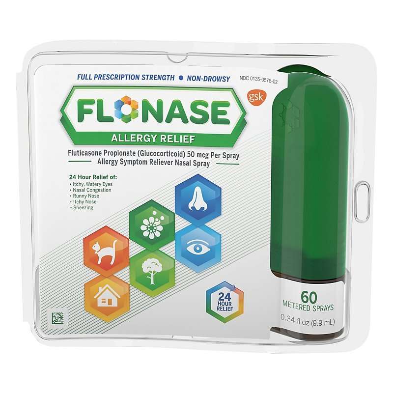 Flonase 24 Hr Non Drowsy Allergy Relief Nasal Spray