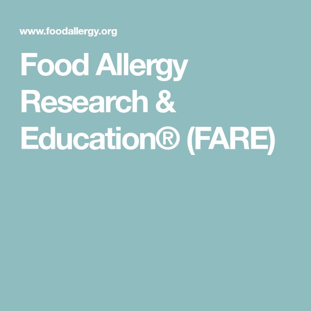 Food Allergy Research &  Education® (FARE)