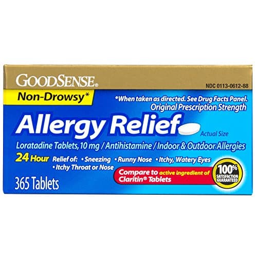 GoodSense Allergy Relief Loratadine Tablets, 10 mg, 365 Count  Health