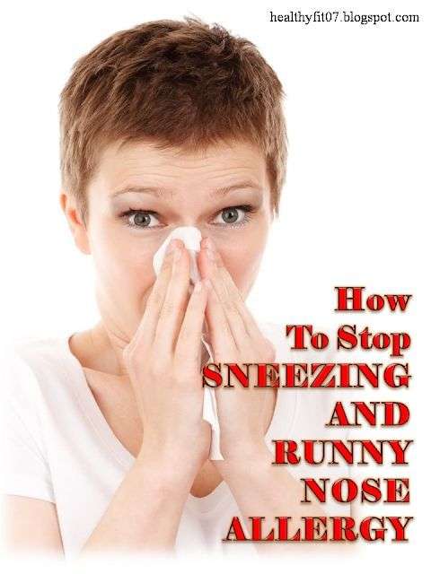 HEALTHY AND FITNESS: How To Stop Sneezing And Runny Nose ...
