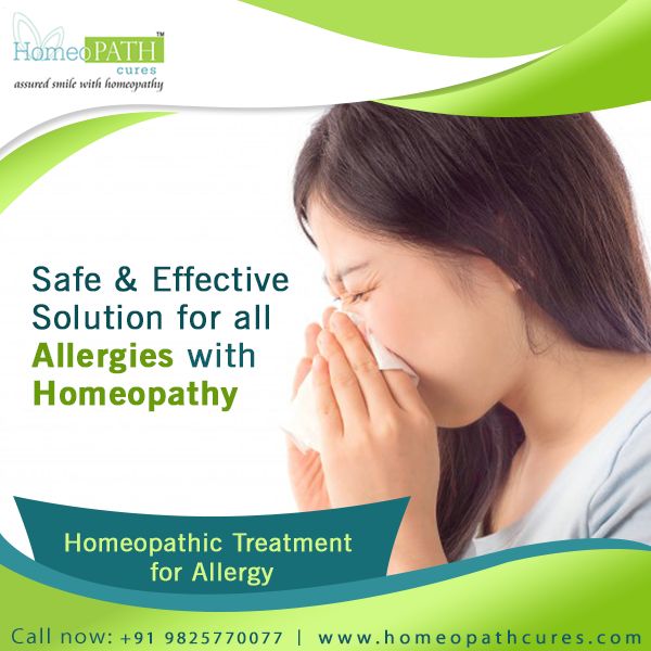 Homeopathic treatment works extremely well to treat allergy at the root ...