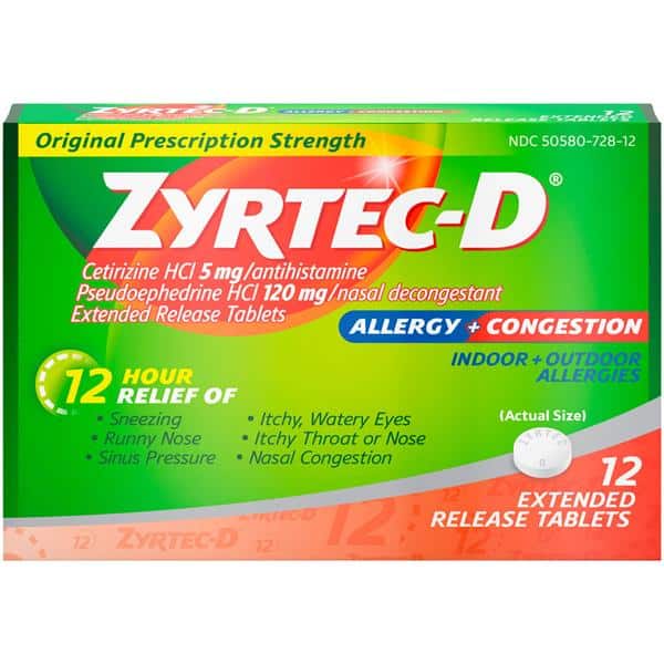 How Many Zyrtec D Can I Take In A Day