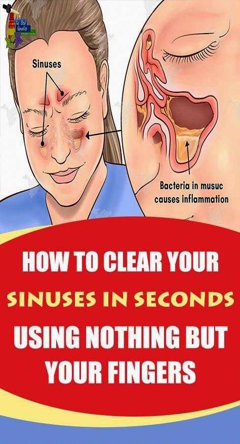 How to Clear Your Sinuses in Seconds Using Nothing but ...