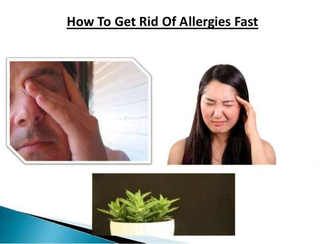 How To Get Rid Of Allergies Fast