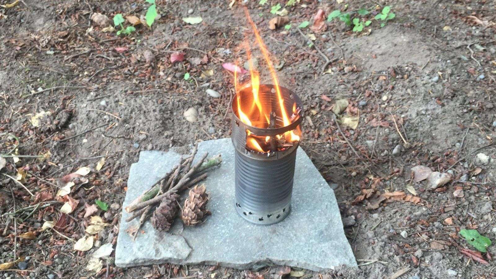 How to Make a Tin Can Wood Gas Backpacking Stove