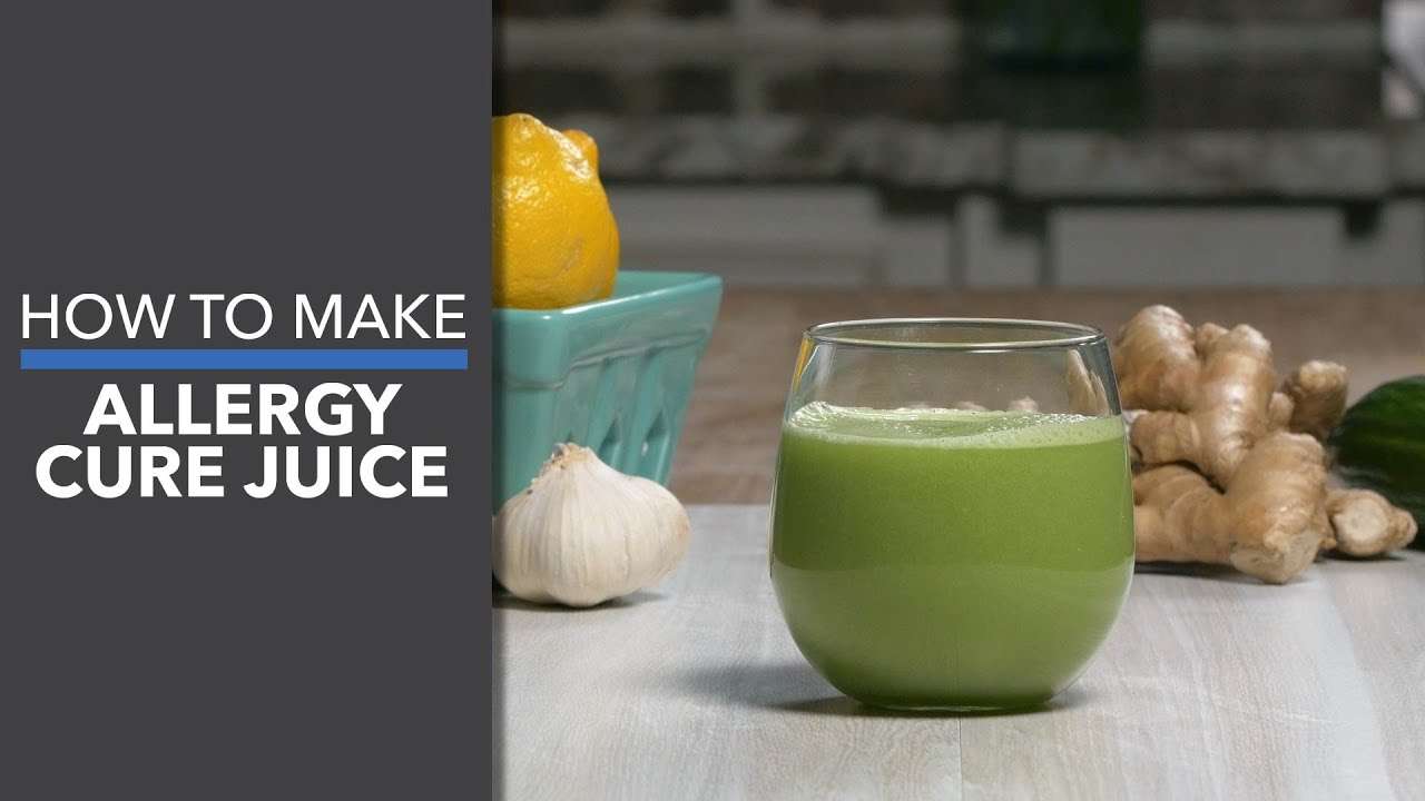 How to Make Allergy Cure Juice