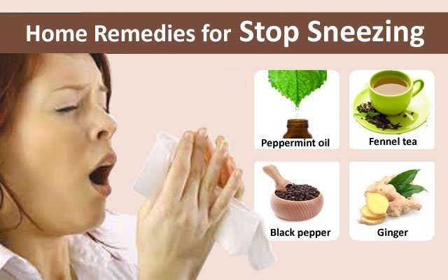 How to Stop Sneezing by Using Home Remedies