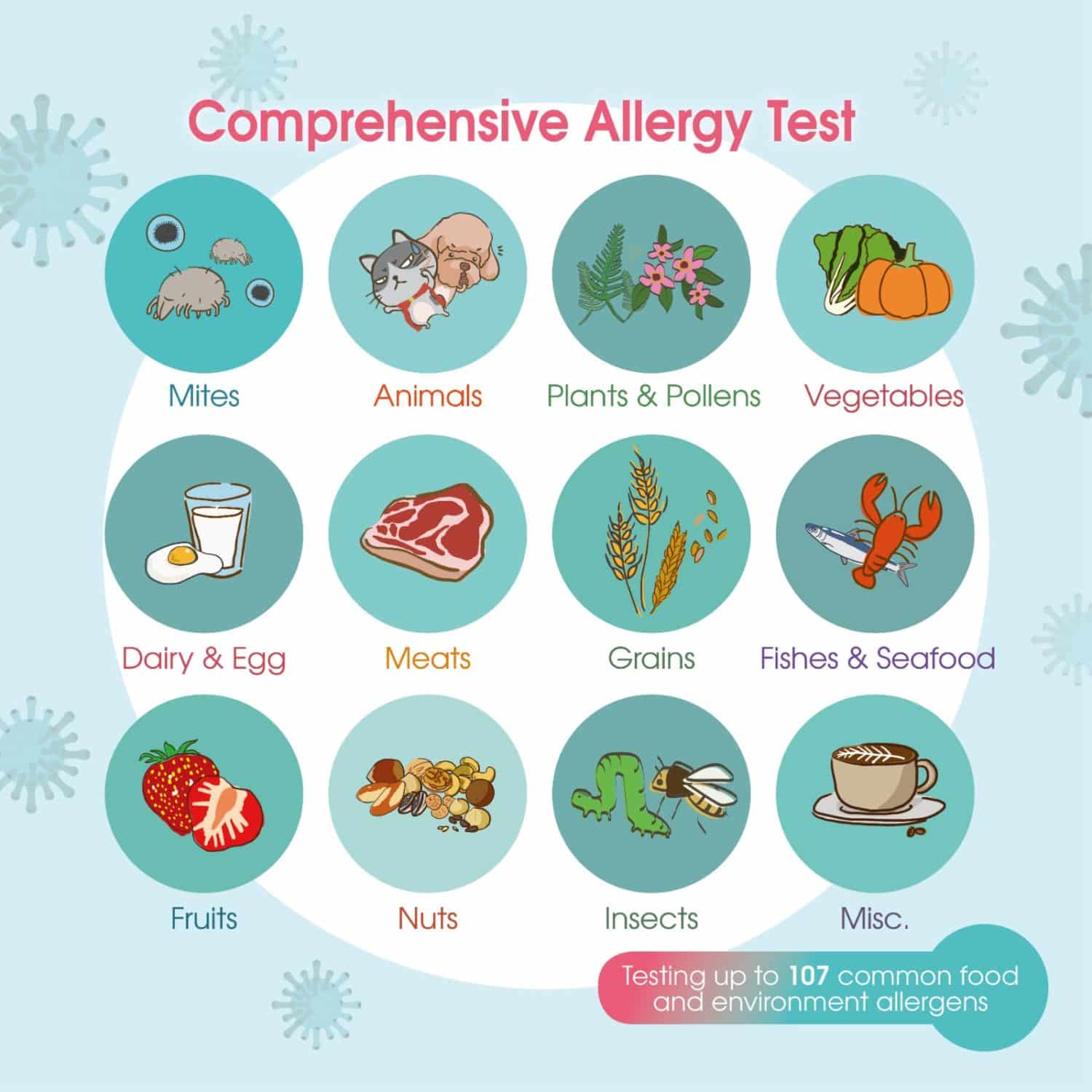 IgE Pro 2 Allergy Test (107 allergens)