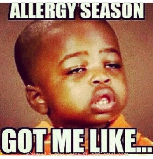 Me in Allergy season