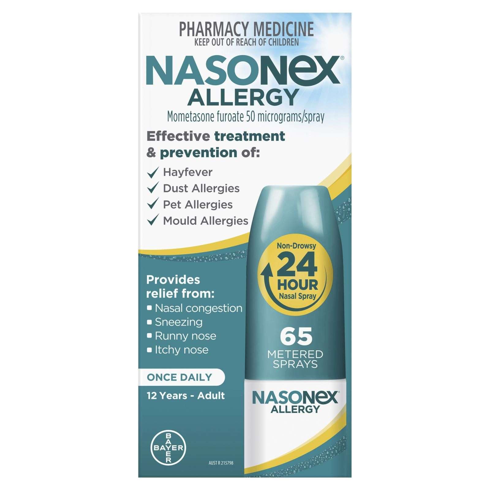 Nasonex Allergy Nasal Spray 65 Doses
