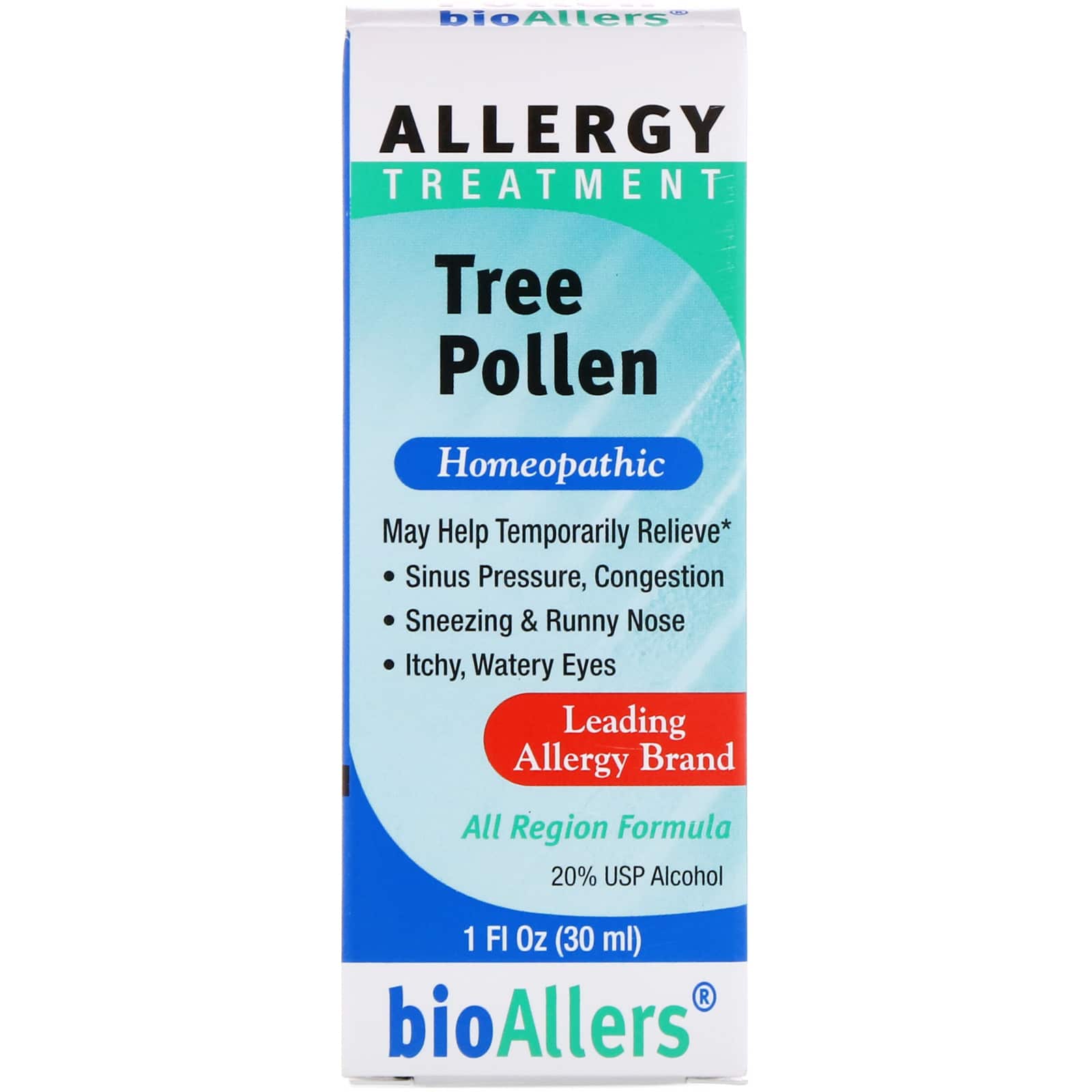 NatraBio, BioAllers, Allergy Treatment , Tree Pollen, 1 fl oz (30 ml ...