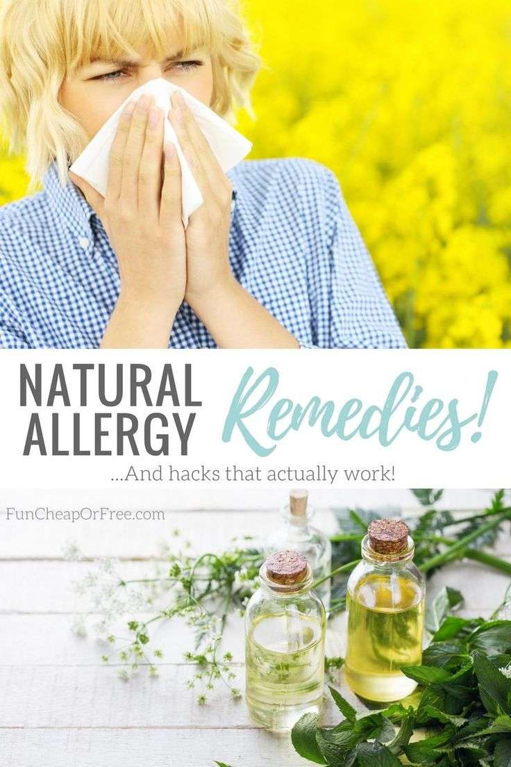 Natural Allergy Remedies! (Let