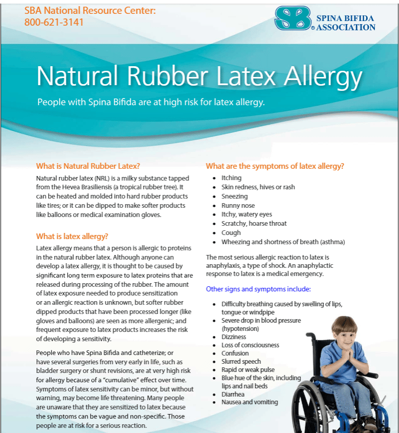Natural Rubber Latex Allergy