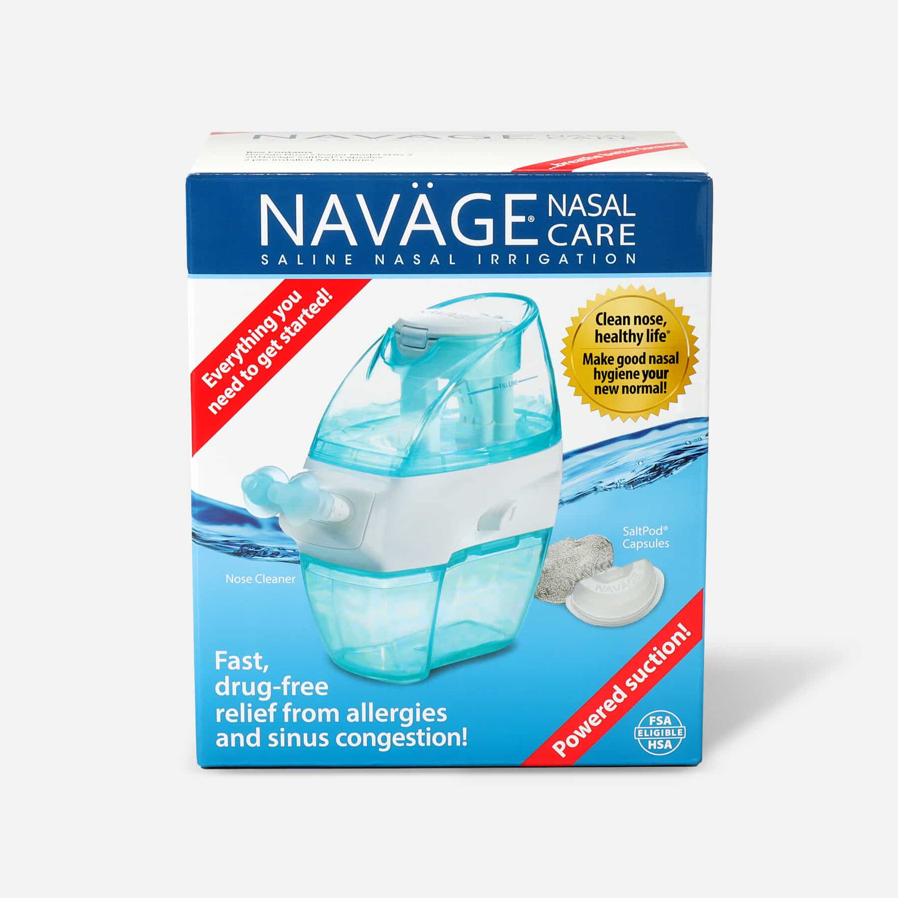 Navage Saline Nasal Irrigation Deluxe Kit