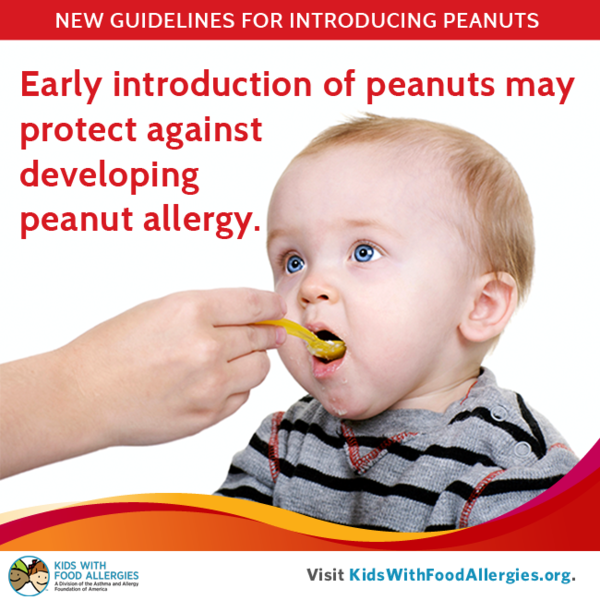 New Guidelines: When to Feed Peanuts to Infants