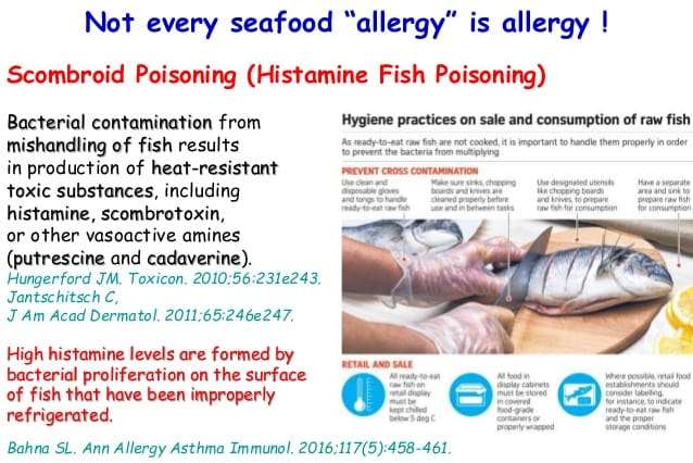 Not every seafood allergy is allergy