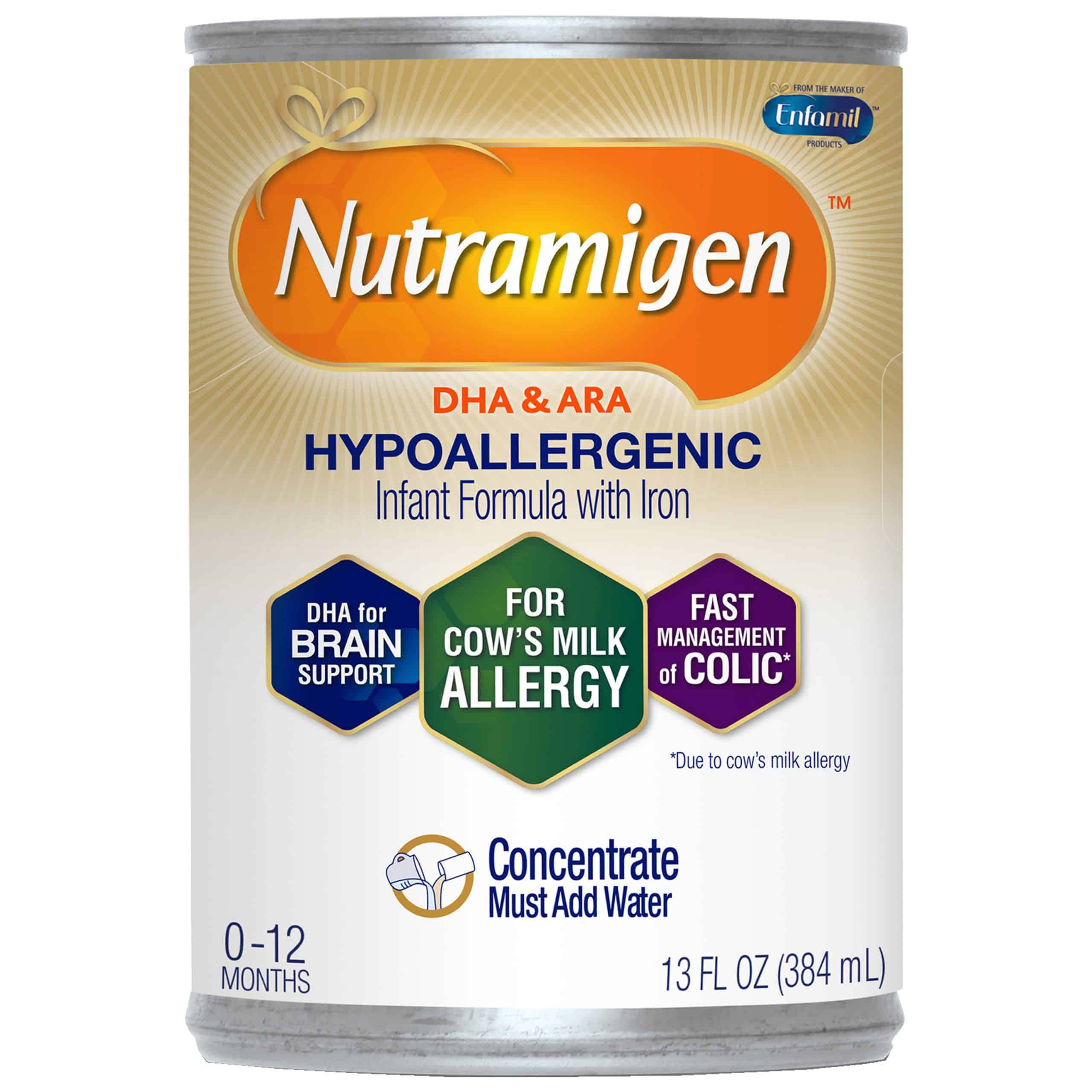 Nutramigen Hypoallergenic Infant Formula for Cow