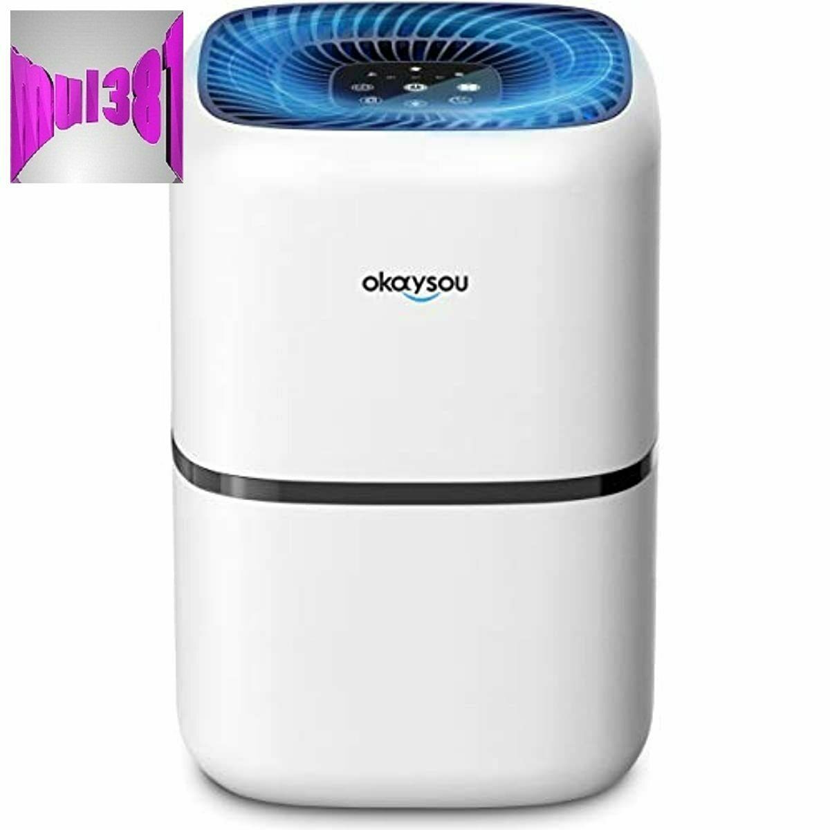 Okaysou AirMic4S Grade Air Purifier for Home Allergies and Pets Smokers ...