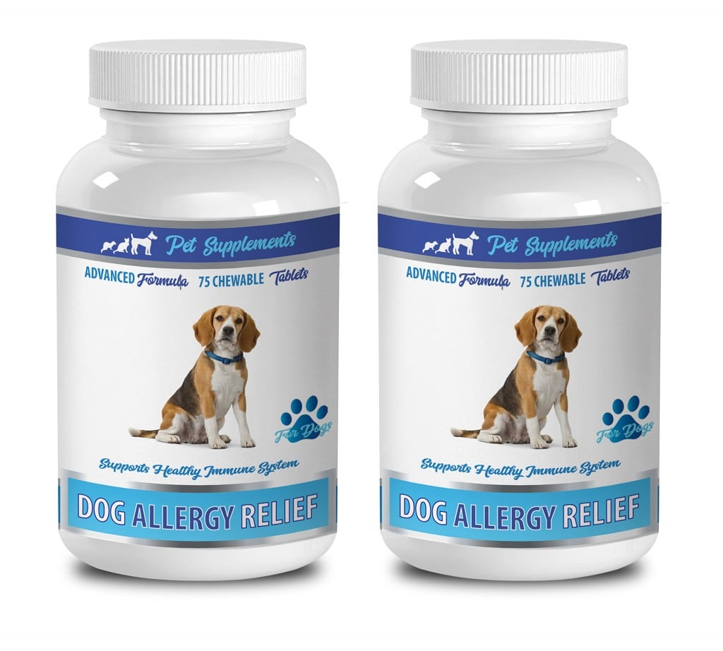 PET SUPPLEMENTS Allergies Dog â Natural Dog Allergy Relief â Supports ...