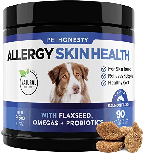 PetHonesty Allergy SkinHealth Fish Oil for Dogs with Omegas DHAGold ...