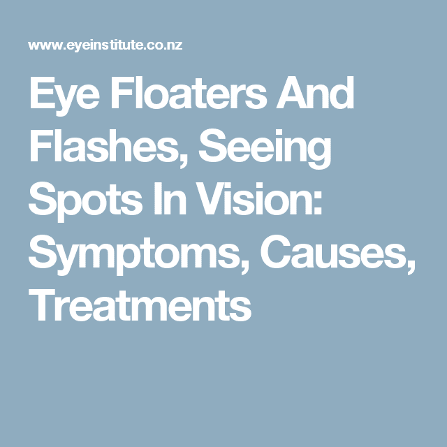 Pin on Vitreous Floaters Treatment