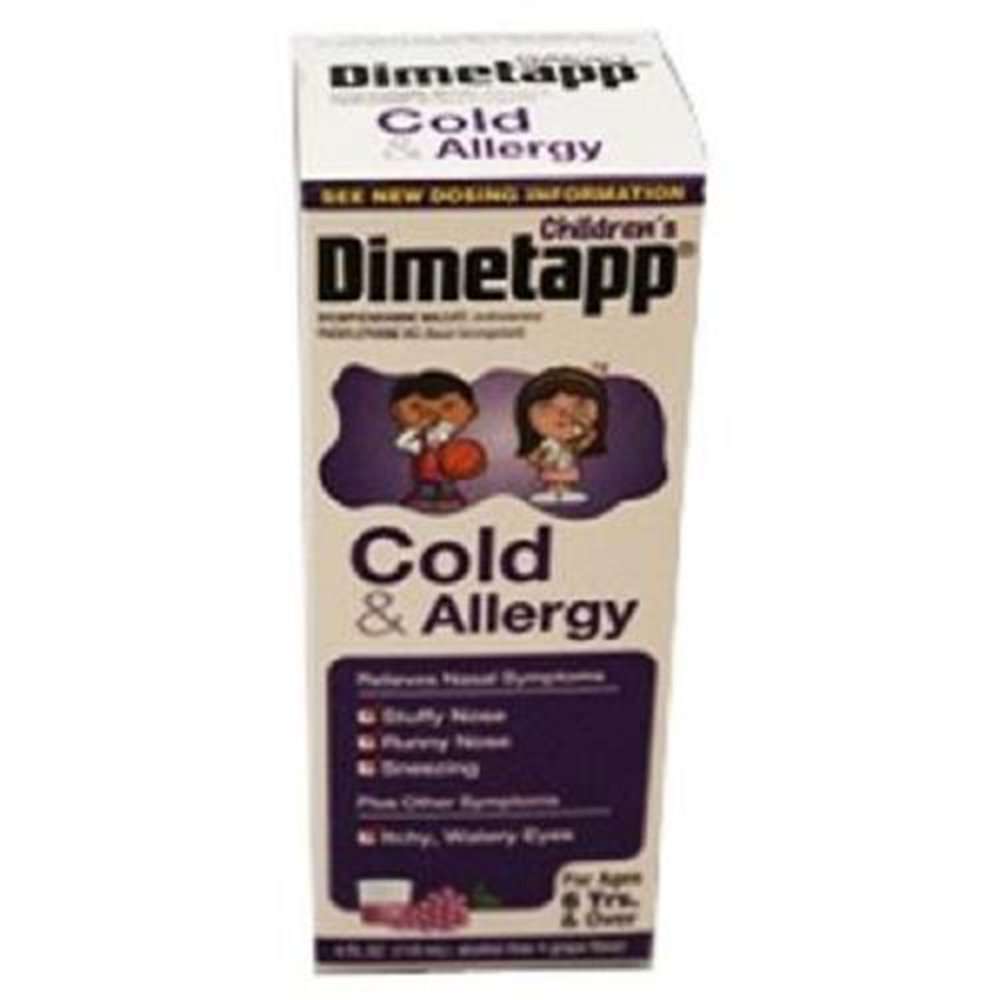 Product Of Dimetapp, Childrens Cold &  Allergy Grape, Count ...