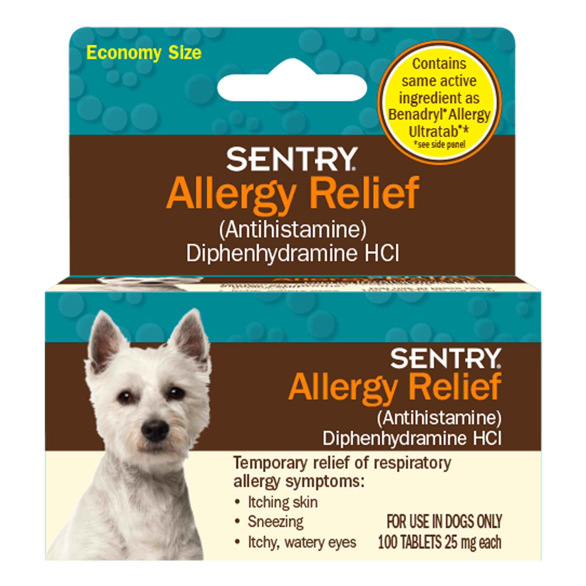 Sentry Allergy Relief Dog Tablets